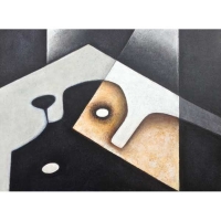 "Ombre" - Acrylique sur toile - 20"x27" - 2015