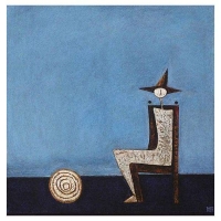 "Solo" - 36'" X 36'' - Acrylique sur panneau - 2007