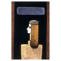 "Profil" - 36" X 24" - Acrylique sur panneau - 2004