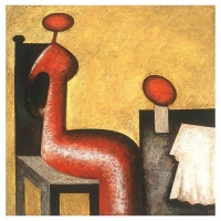 "Réveil" - 36" X 36" - Acrylique sur panneau - 2004