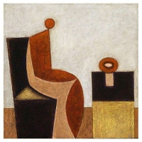 "Décision II" - 36" X 36" - Acrylique sur panneau - 2005