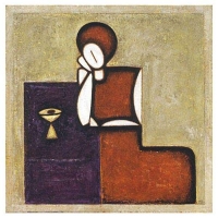 "Réflexion" - 30" X 30" - Acrylique sur panneau - 2006